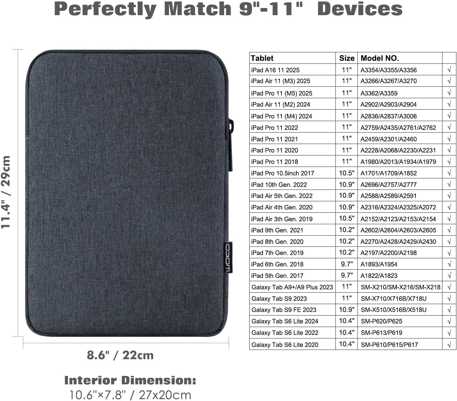 Tablet Sleeve Bags That Actually Fit Your iPad or Galaxy Tab — Sized Right, Priced Right